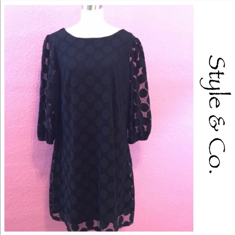 Style & Co Black Dress